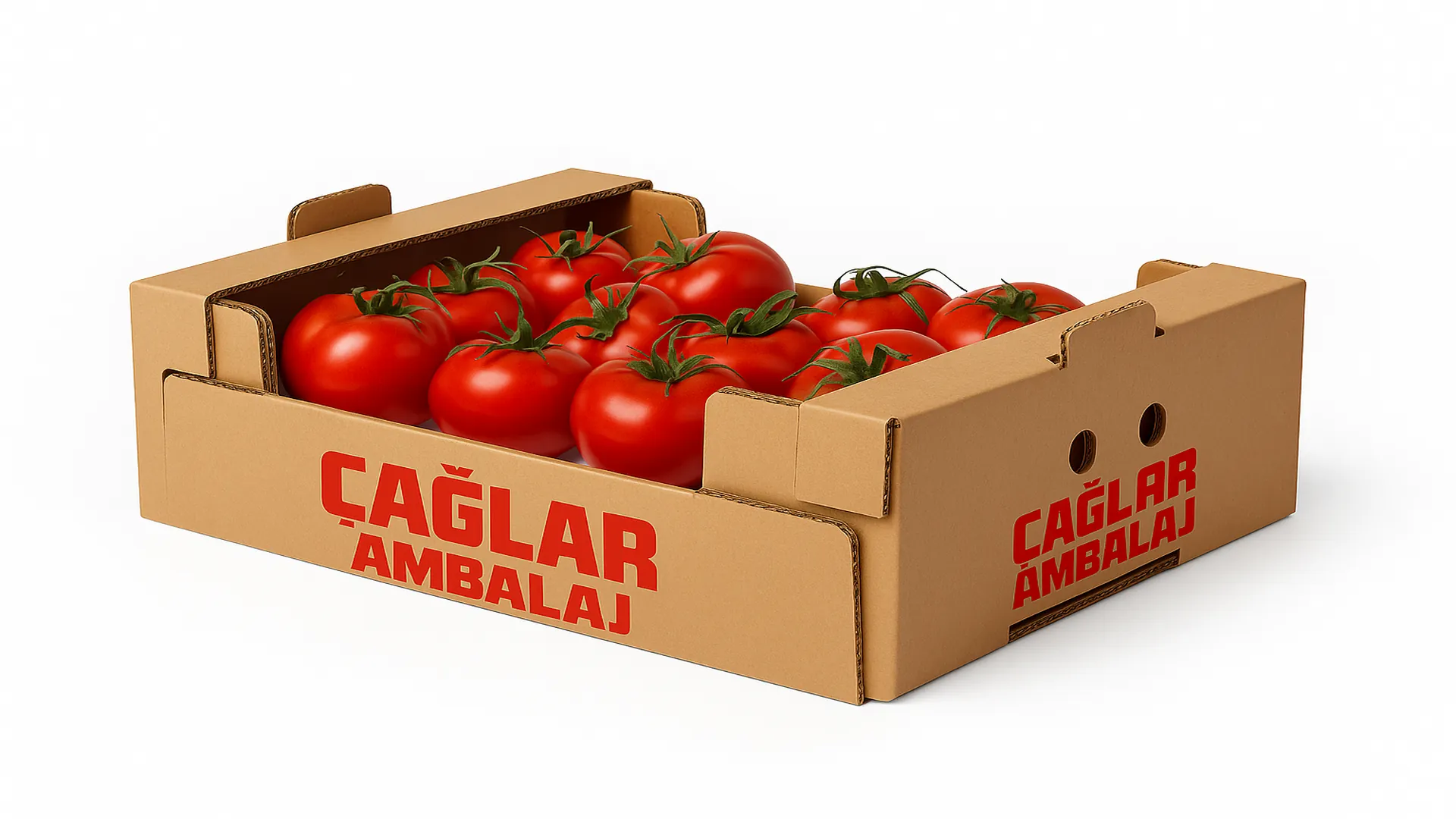 Karton Meyve ve Sebze Taşıma Kutusu