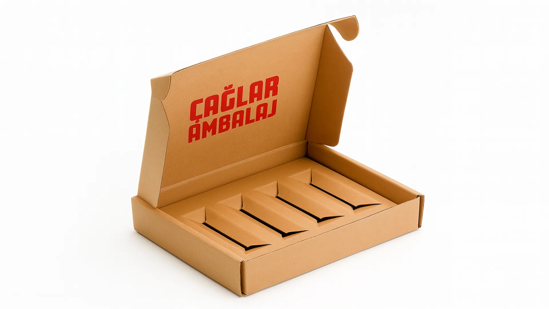 İçi Bölmeli Karton E-Ticaret Kutusu